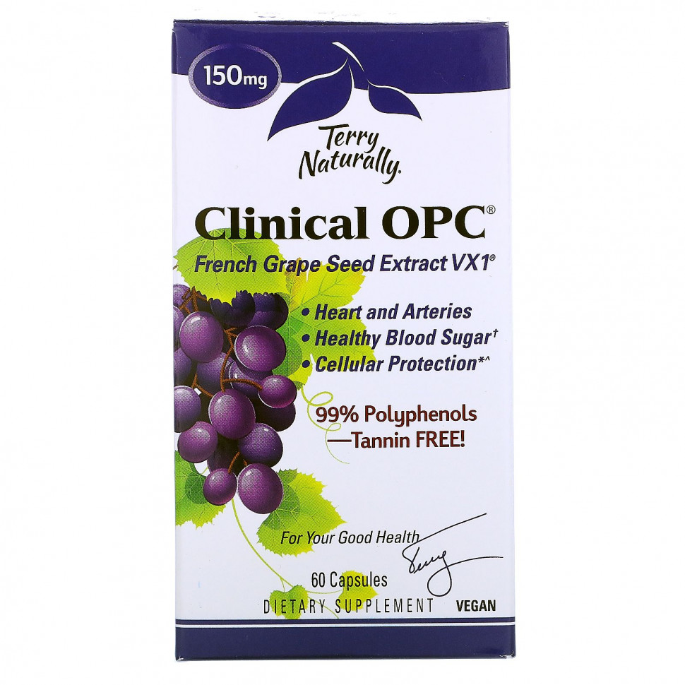   (Iherb) Terry Naturally, Clinical OPC, 150 , 60     -     , -, 