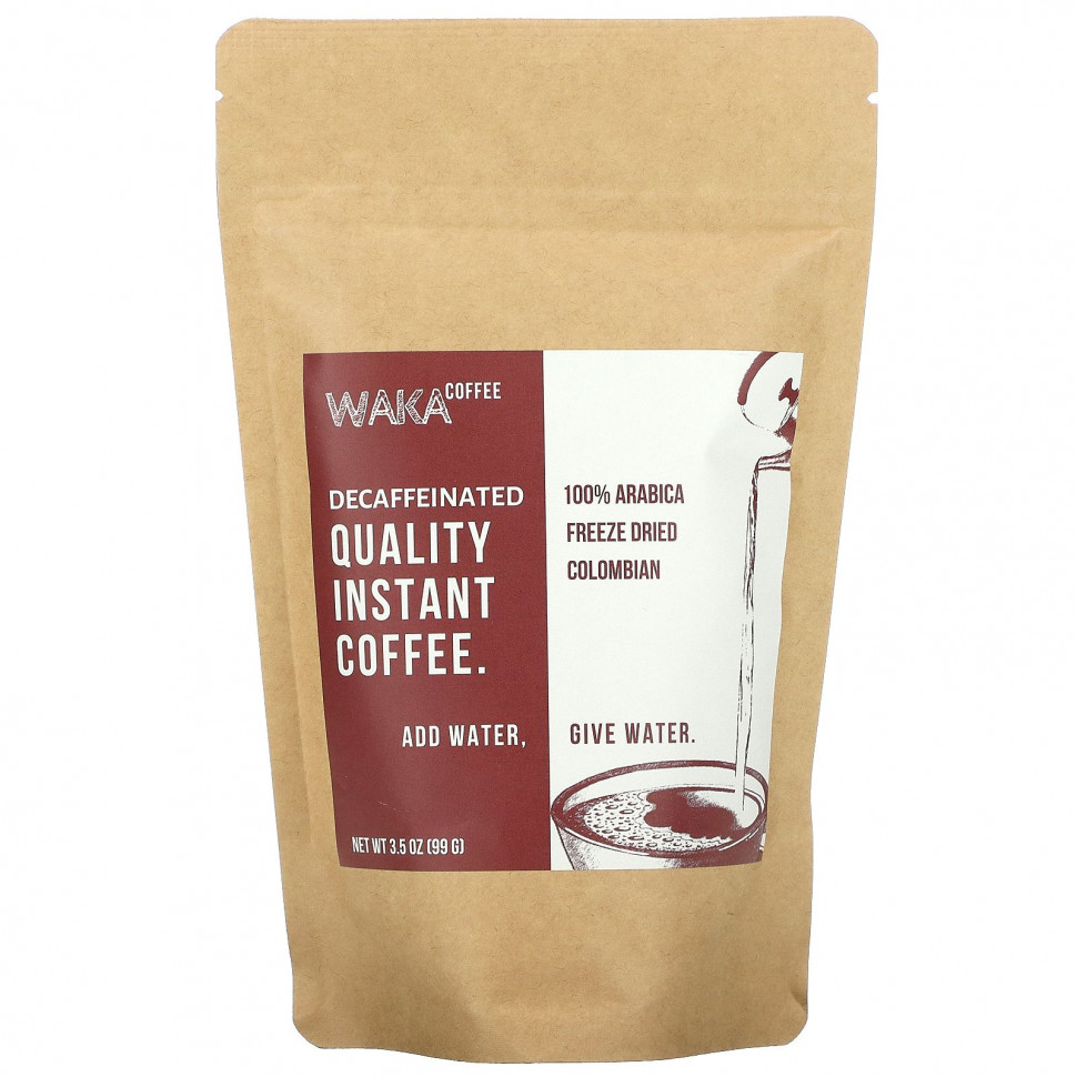   (Iherb) Waka Coffee,    100% ,  ,  ,  , 99  (3,5 )    -     , -, 