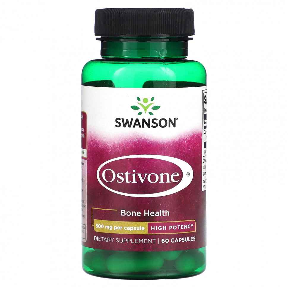 ���� ������ (Iherb) Swanson, Ostivone, ������� �������������, 500 ��, 60 ������, ������ �� 4060 ���
