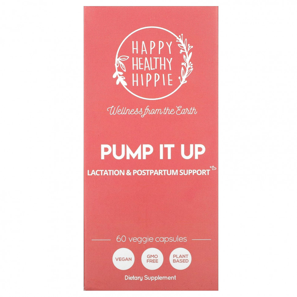 ���� ������ (Iherb) Happy Healthy Hippie, Pump It Up, ��������� �������� � ������������� �������, 60 ������������ ������, ������ �� 4120 ���