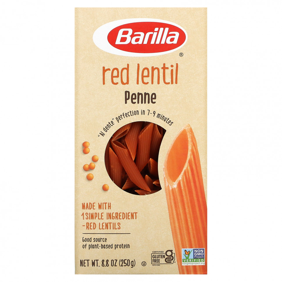   (Iherb) Barilla, Red Lentil Penne , 8.8 oz (250 g),   1200 