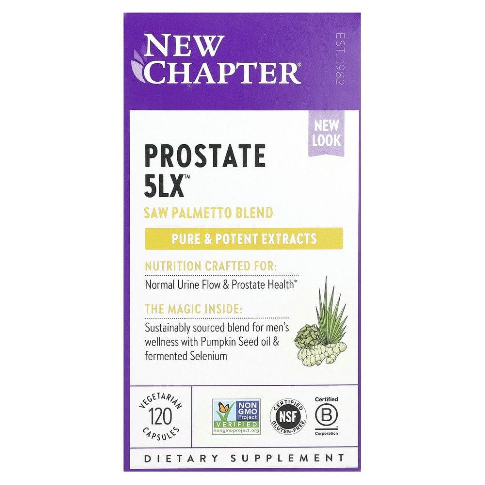   (Iherb) New Chapter, Prostate 5LX, 120      -     , -, 