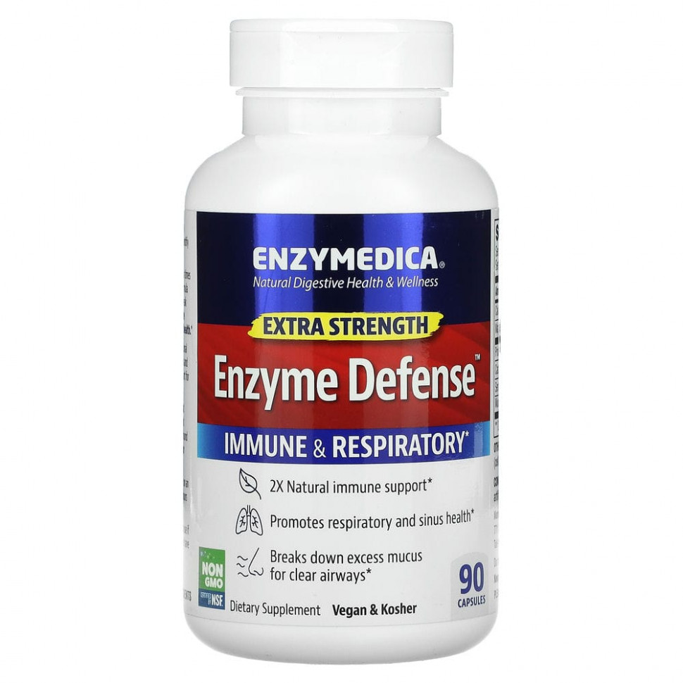 ���� ������ (Iherb) Enzymedica, Enzyme Defense, ���������, 90 ������, ������ �� 9970 ���