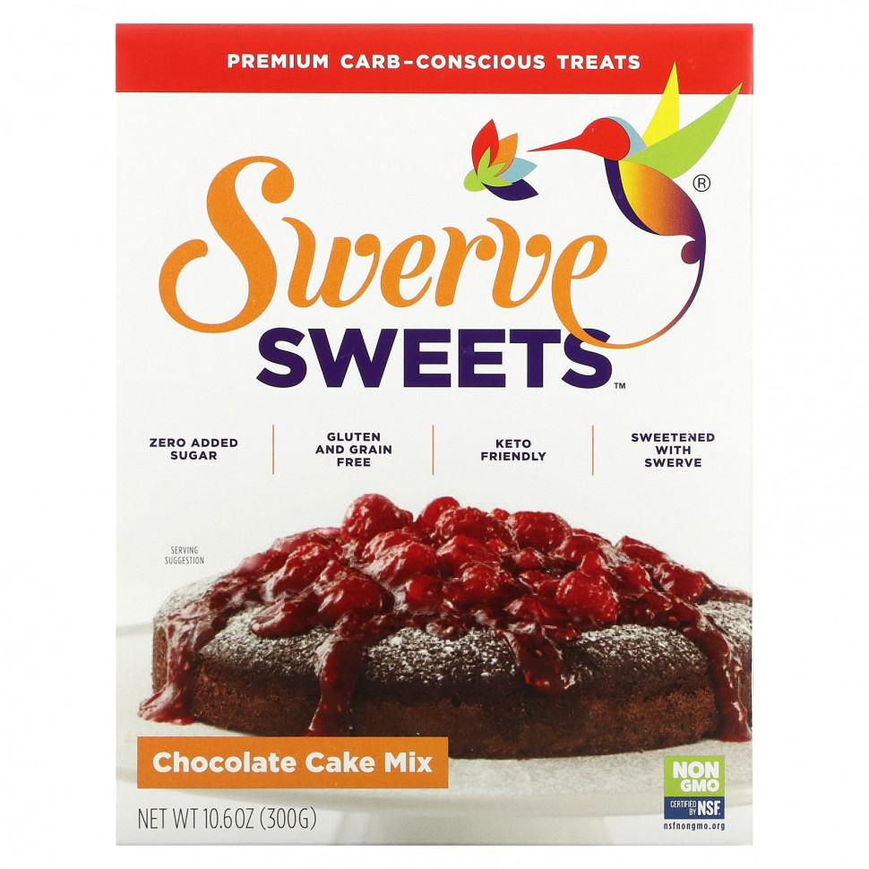 ���� ������ (Iherb) Swerve, Sweets, ����� ��� ����������� �����, 300 � (10,6 �����), ������ �� 2030 ���