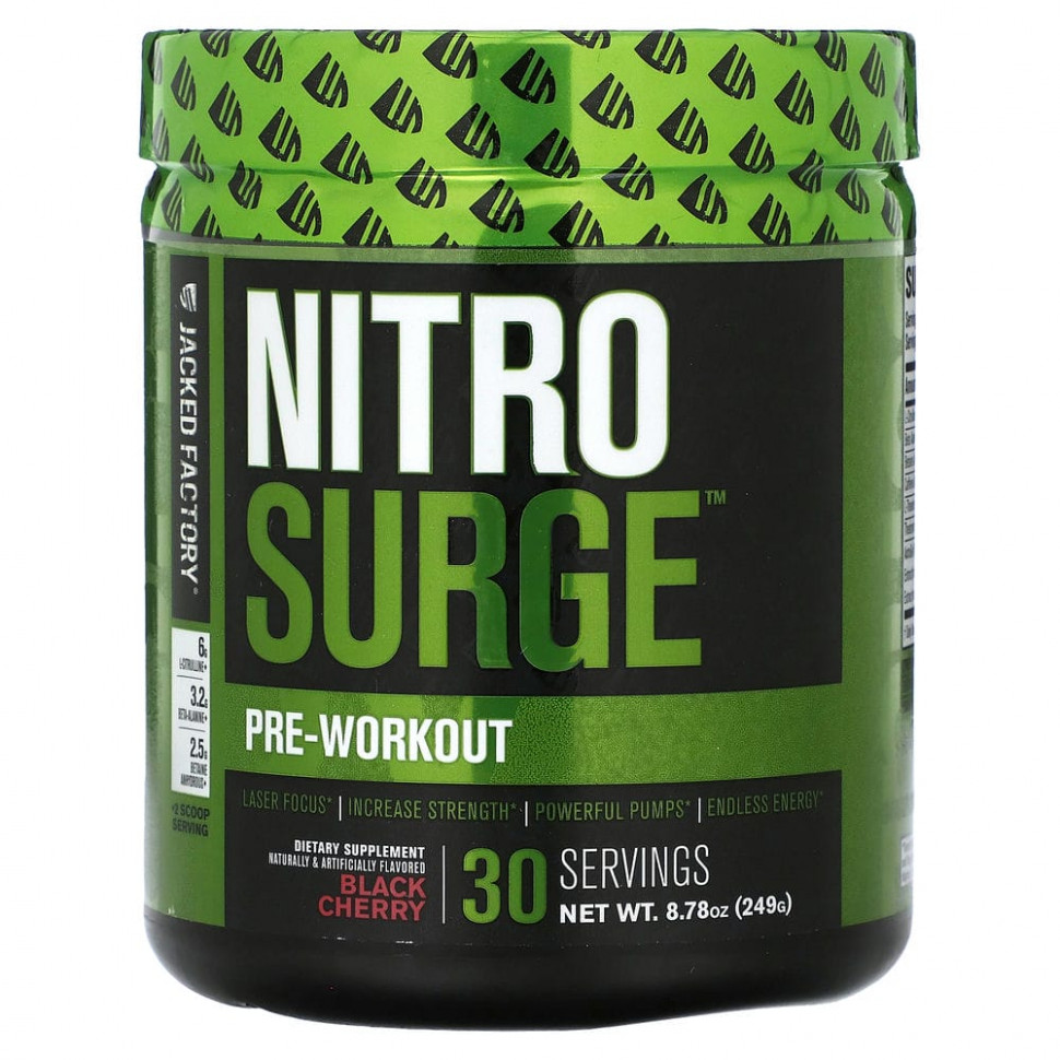   (Iherb) Jacked Factory, Nitro Surge,  ,  , 249  (8,78 )    -     , -, 