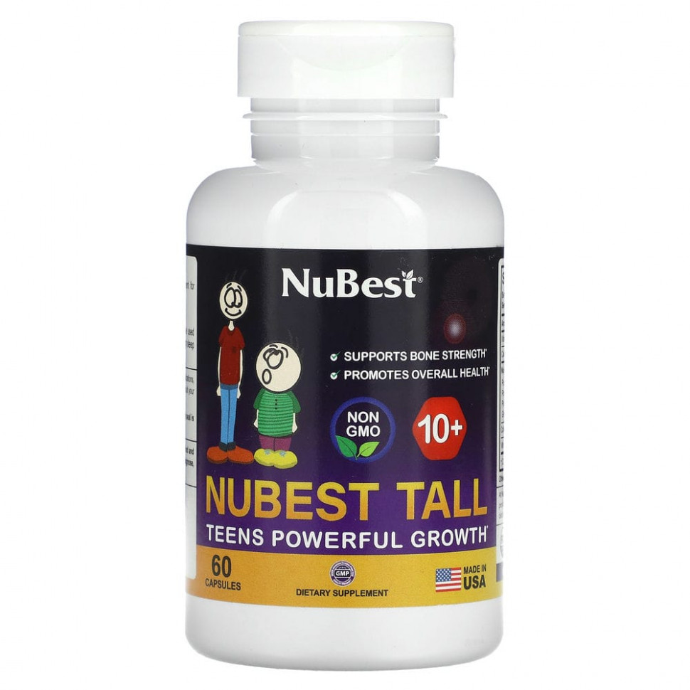���� ������ (Iherb) NuBest, ��� ����� �� 10 ���, ����������� ���� ��� ����������, 60 ������, ������ �� 6920 ���