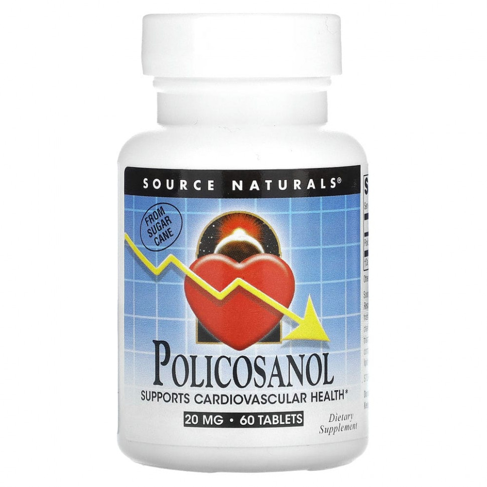 ���� ������ (Iherb) Source Naturals, �����������, 20 ��, 60 ��������, ������ �� 2100 ���