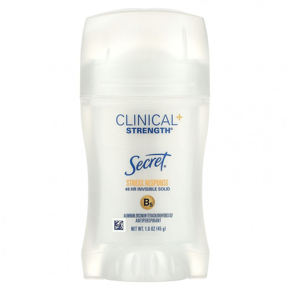 ���� ������ (Iherb) Secret, Clinical + Strength Deodorant, Stress Response, 45 � (1,6 �����), ������ �� 2250 ���