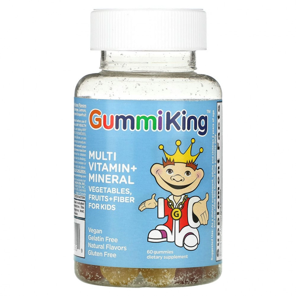   (Iherb) GummiKing,   , ,     , 60      -     , -, 