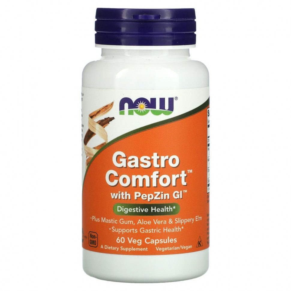 ���� ������ (Iherb) NOW Foods, Gastro Comfort � PepZin GI, 60 ������������ ������, ������ �� 3460 ���