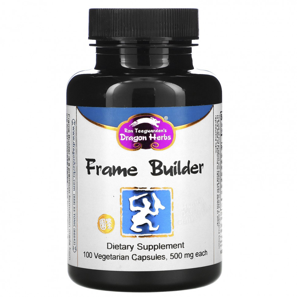   (Iherb) Dragon Herbs, Frame Builder, 500 mg, 100 Vegetarian Capsules    -     , -, 