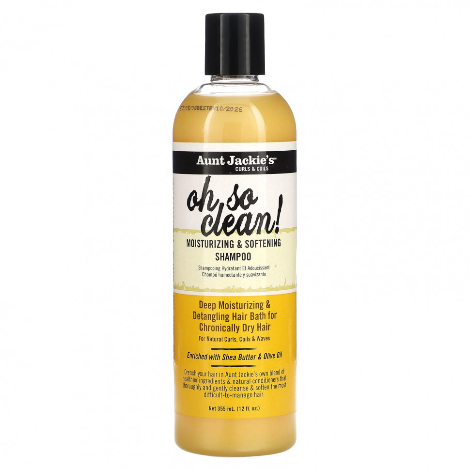 ���� ������ (Iherb) Aunt Jackie's Curls & Coils, Oh So Clean !, ����������� � ���������� �������, 355 �� (12 ����. �����), ������ �� 2380 ���