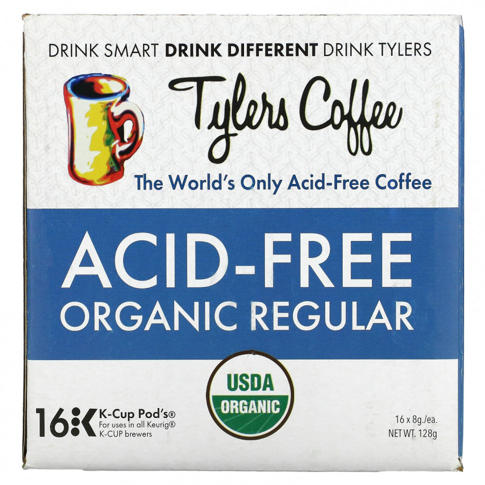 ���� ������ (Iherb) Tylers Coffees, ������������ ����, �������, ��� �������, 16 ������ (8 �) ������, ������ �� 3960 ���