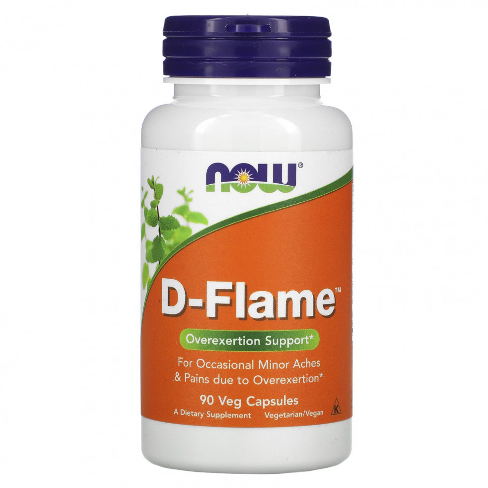   (Iherb) NOW Foods, D-Flame, 90      -     , -, 