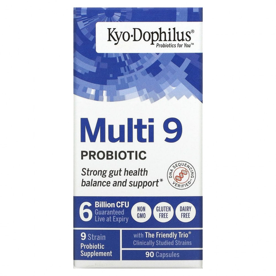 ���� ������ (Iherb) Kyolic, Kyo-Dophilus, Multi 9 ���������, 6 ���� ���, 90 ������, ������ �� 4970 ���