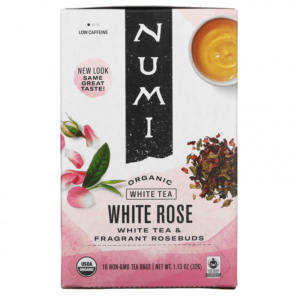 ���� ������ (Iherb) Numi Tea, ������������ ���, ����� ���, ����� ����, 16 ������ ���������, 32 � (1,13 �����), ������ �� 1310 ���