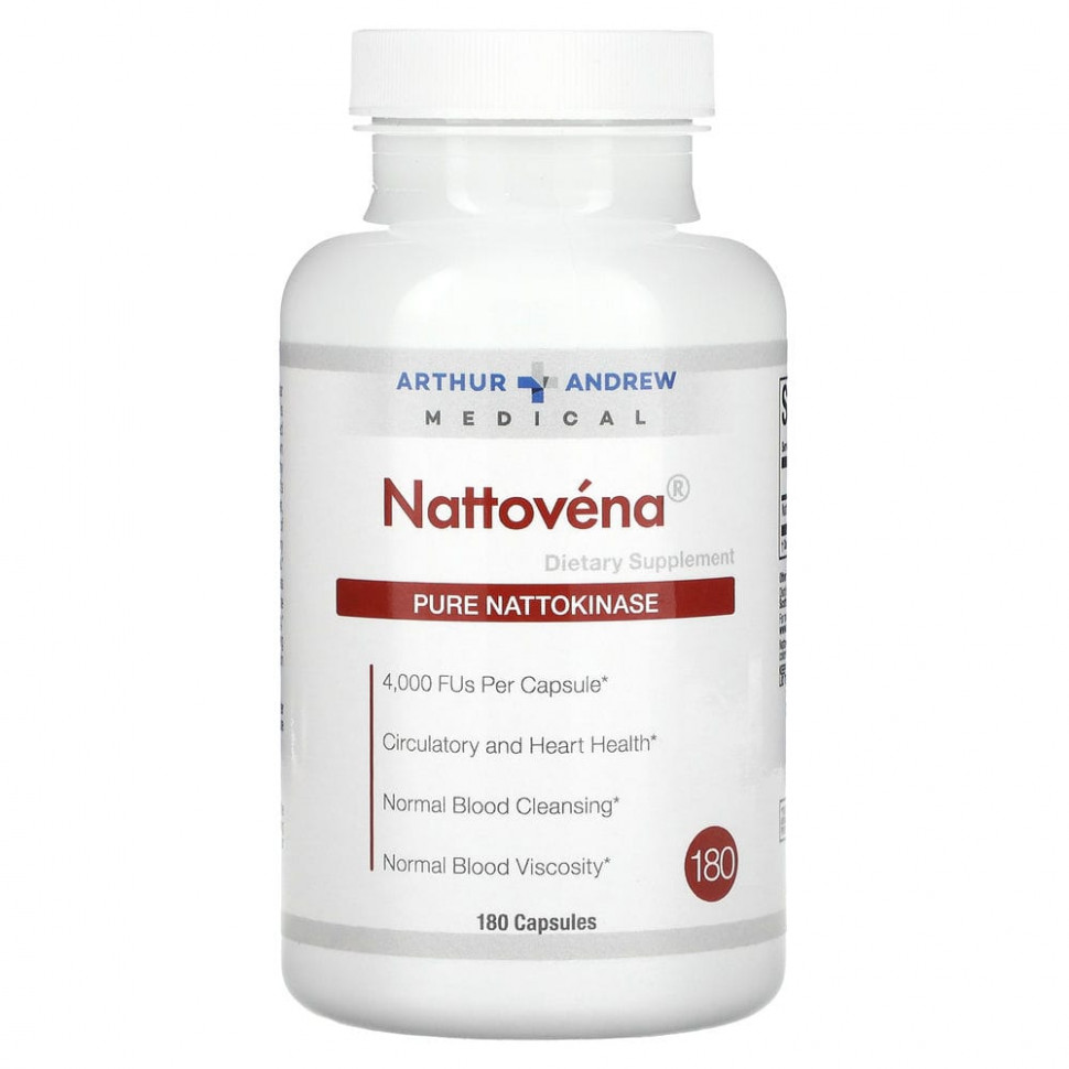   (Iherb) Arthur Andrew Medical, Nattovena,  , 200 , 180     -     , -, 