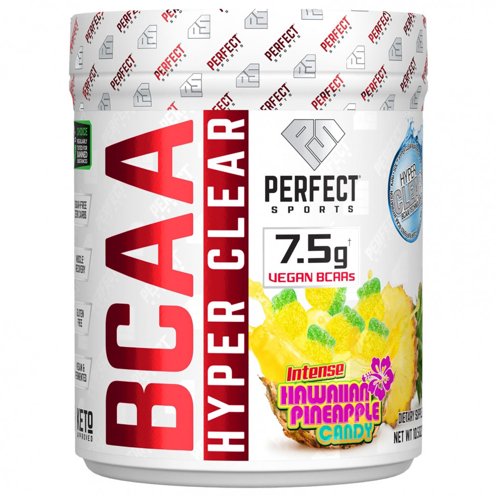 ���� ������ (Iherb) Perfect Sports, BCAA Hyper Clear, ��������� ������ � ���������� ������, 297 � (10,5 �����), ������ �� 4760 ���