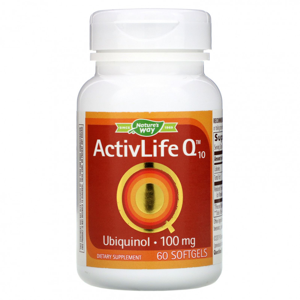   (Iherb) Nature's Way, ActivLife  Q10, 100 , 60     -     , -, 