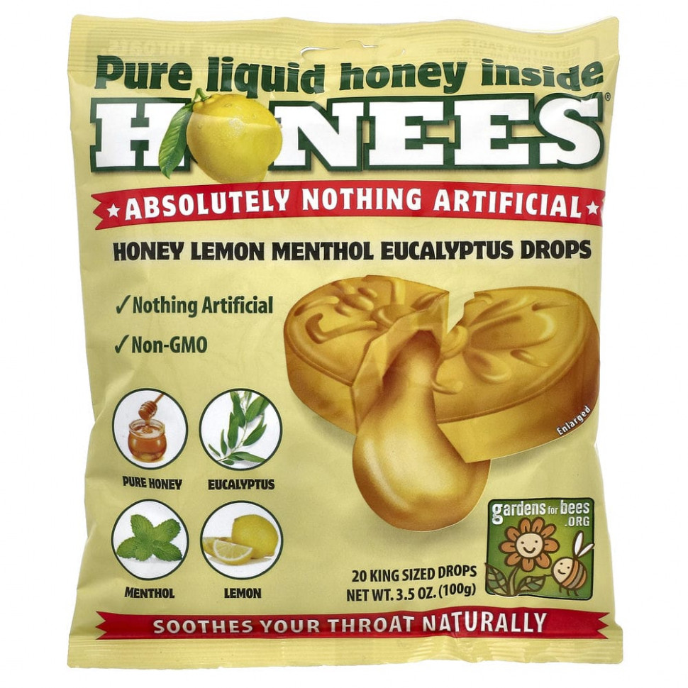 ���� ������ (Iherb) Honees, ������� �� �����, ��� � �����, 20 ������� ��������, ������ �� 650 ���