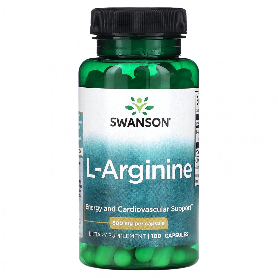   (Iherb) Swanson, L-, 500 , 100     -     , -, 