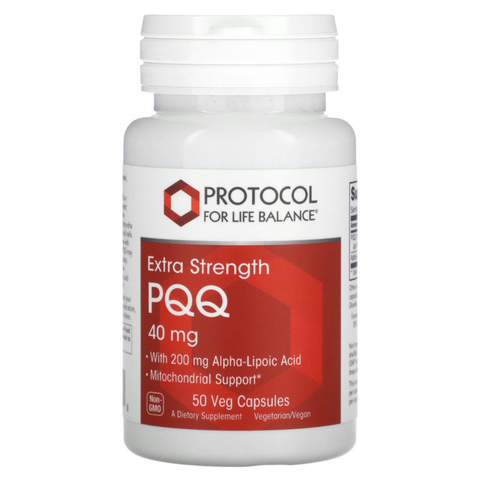   (Iherb) Protocol for Life Balance, PQQ,    , 40 , 50      -     , -, 