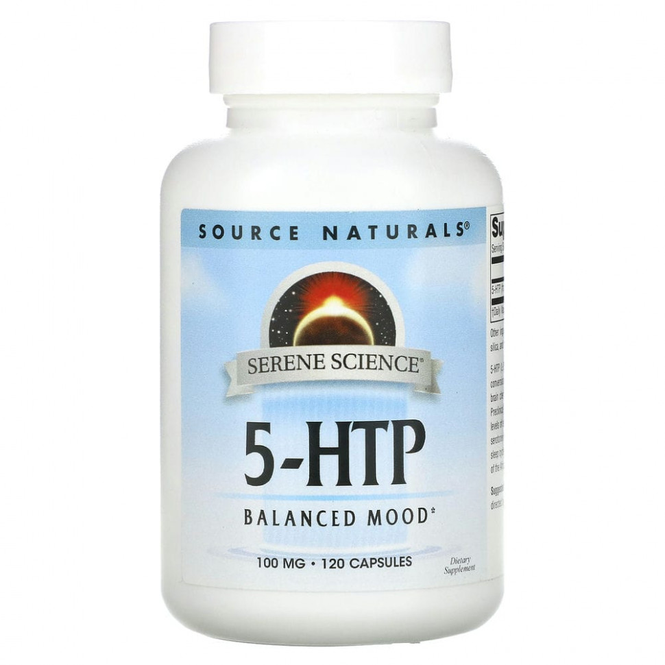   (Iherb) Source Naturals, 5-HTP, 100 , 120     -     , -, 