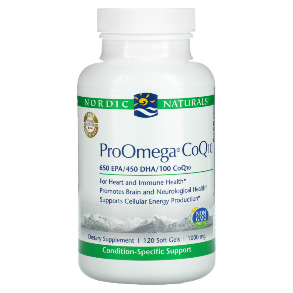   (Iherb) Nordic Naturals, ProOmega CoQ10, 1000 , 120      -     , -, 