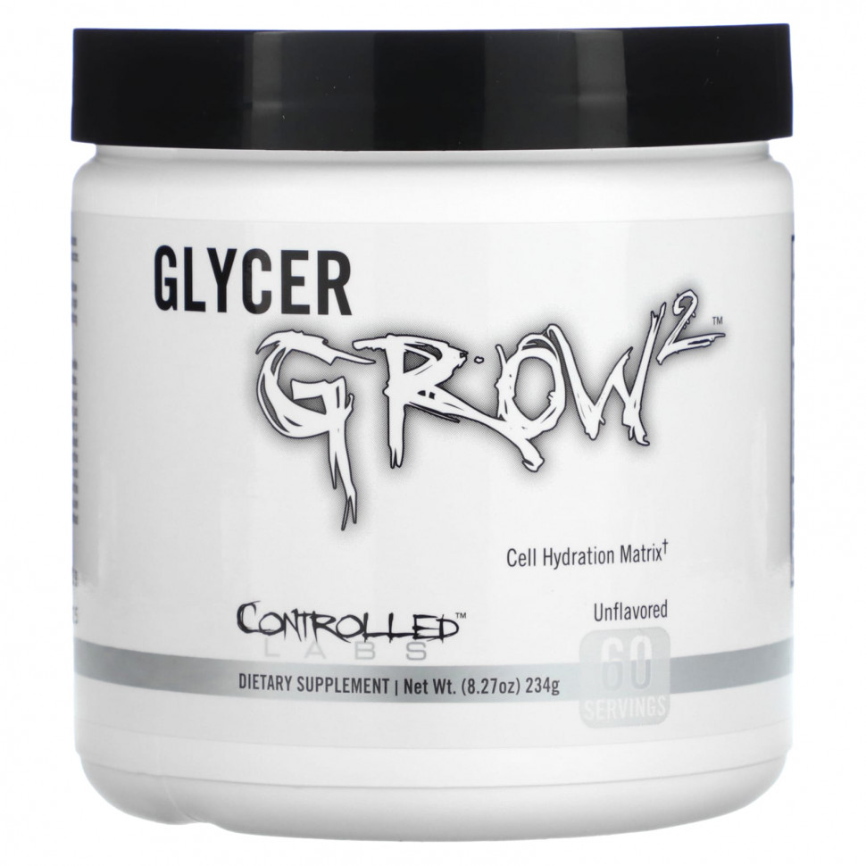 ���� ������ (Iherb) Controlled Labs, GlycerGrow 2, ��� �������, 234 � (8,27 �����), ������ �� 5020 ���
