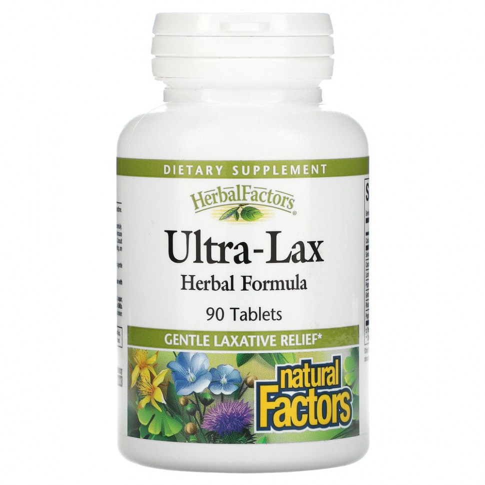   (Iherb) Natural Factors, Ultra-Lax,  , 90 ,   1590 