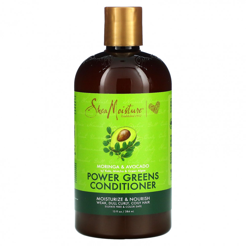   (Iherb) SheaMoisture, Power Greens, ,   , 384  (13 . )    -     , -, 