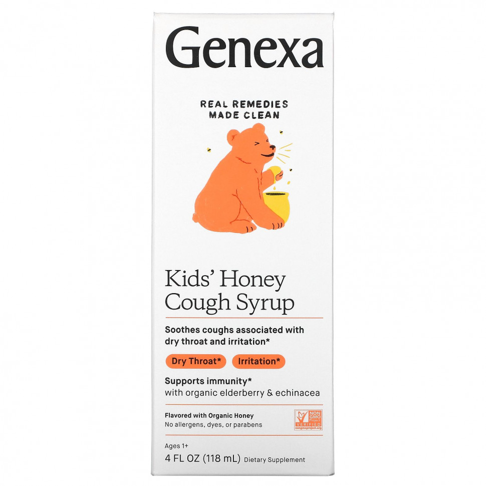   (Iherb) Genexa, Kid's Honey,   ,    1 ,  , 118  (4 . )    -     , -, 