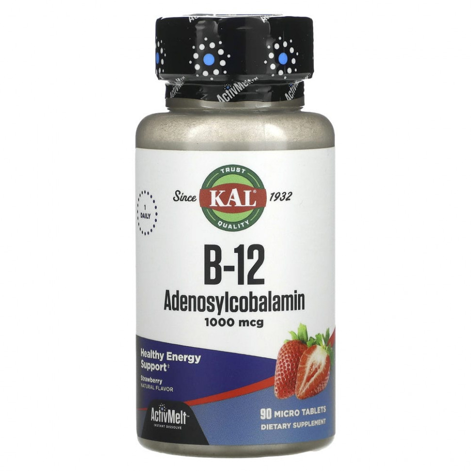   (Iherb) KAL,  B12, , 1000 , 90     -     , -, 