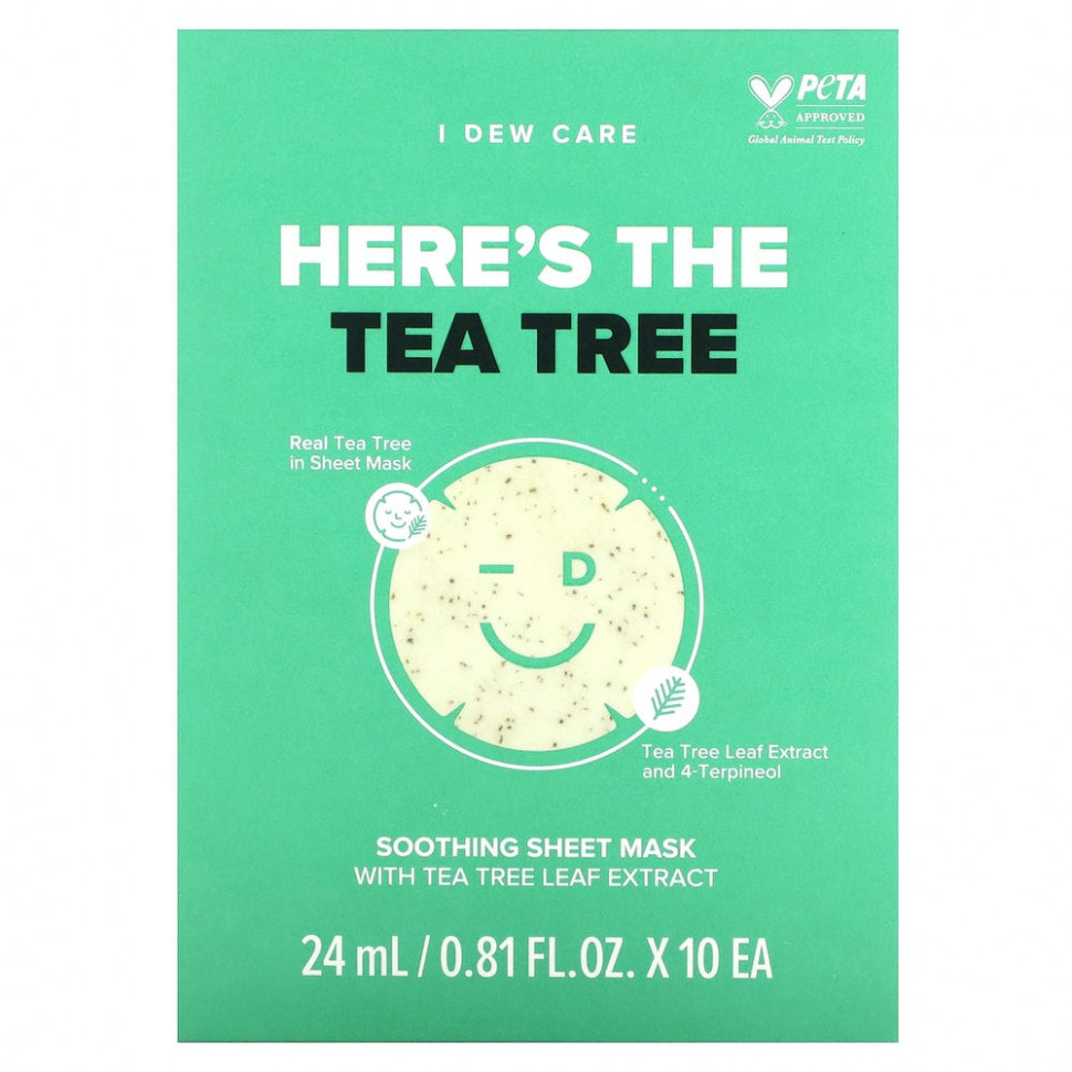   (Iherb) I Dew Care, Here's The Tea Tree,   , 10  ,  24  (0,81 . )    -     , -, 