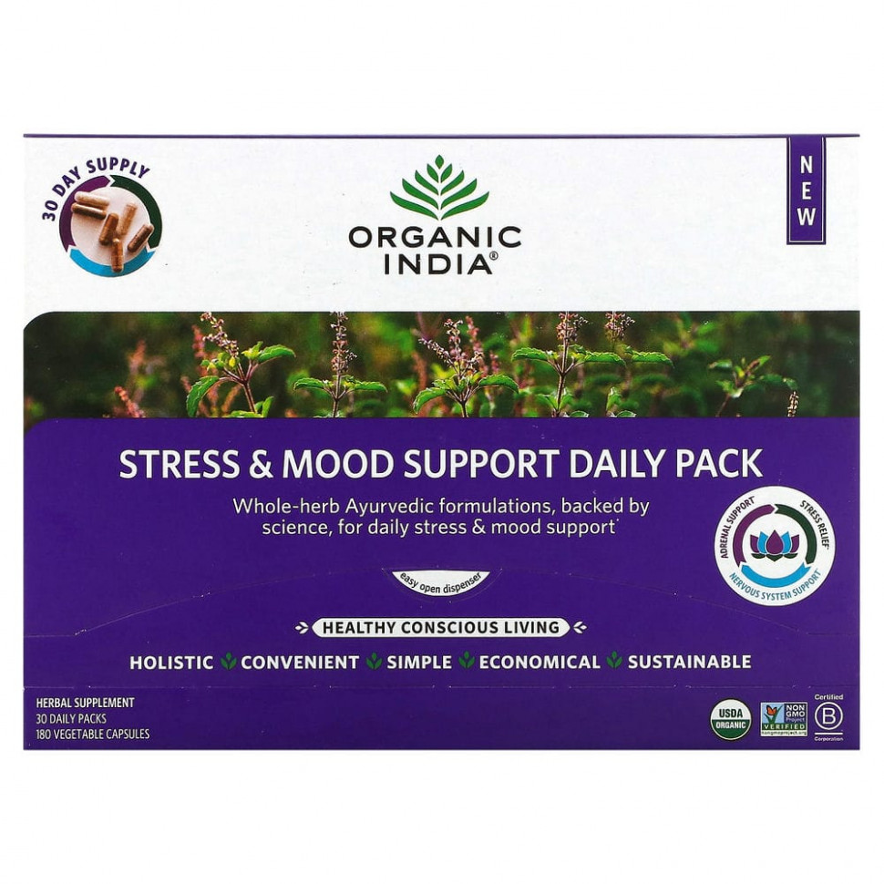   (Iherb) Organic India,        , 30  , 180      -     , -, 