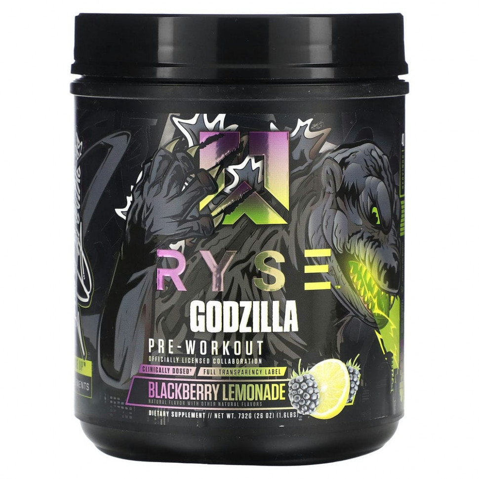 ���� ������ (Iherb) Ryse Supps, ��������, ����������������� ��������, ��������� �������, 732 � (1,6 �����), ������ �� 10730 ���