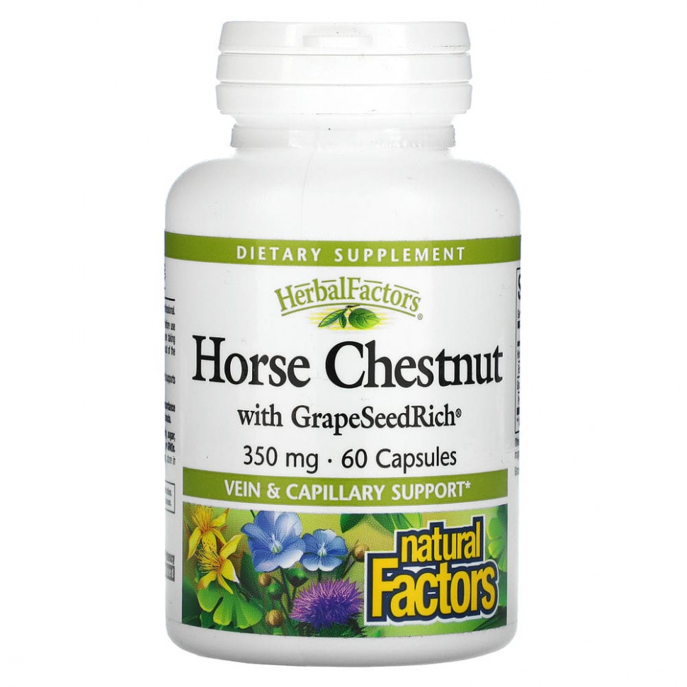 ���� ������ (Iherb) Natural Factors, GrapeSeedRich � ������� ������, 350 ��, 60 ������, ������ �� 2270 ���