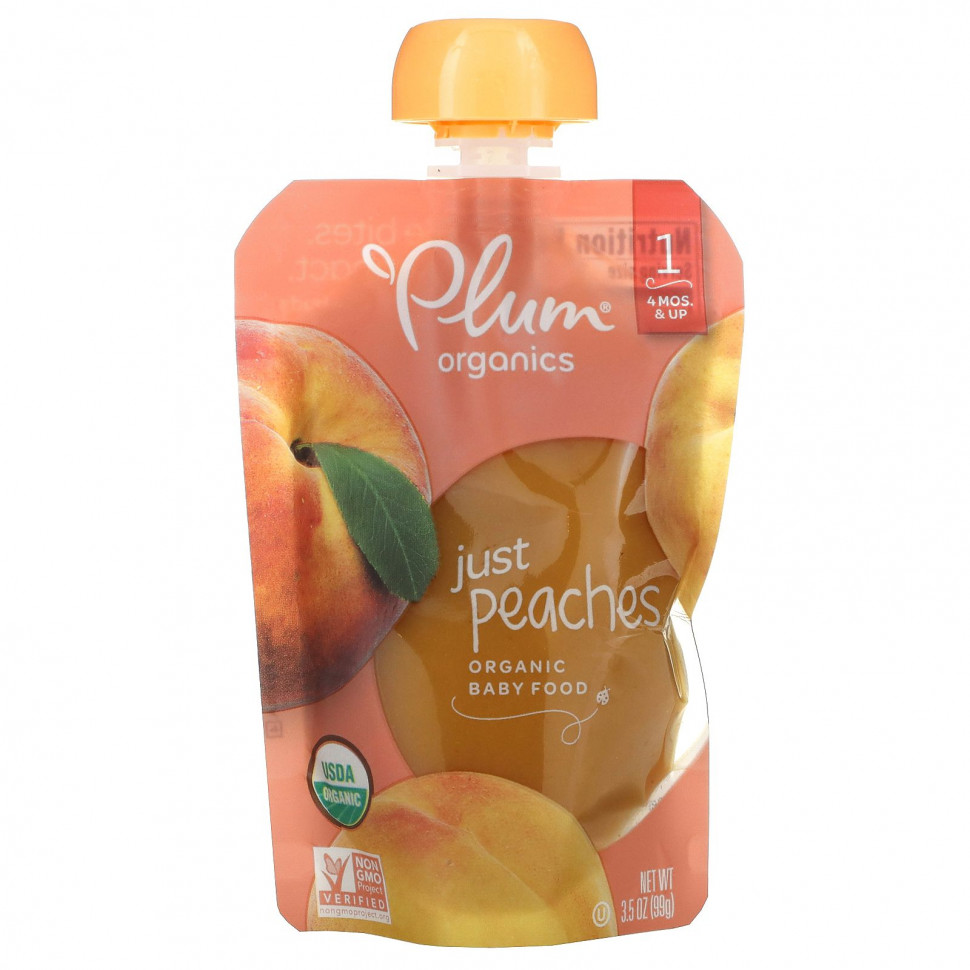 ���� ������ (Iherb) Plum Organics, ������������ ������� �������, ��� ����� �� 4 �������, �������, 99 � (3,5 �����), ������ �� 490 ���