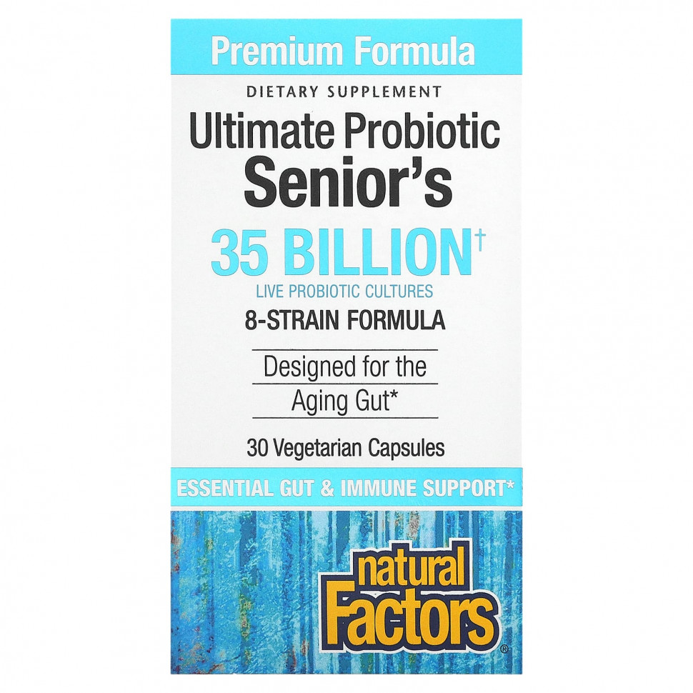 ���� ������ (Iherb) Natural Factors, Ultimate Probiotic, ��� ������� �����, 35 ���� ���, 30 �������������� ������, ������ �� 3730 ���