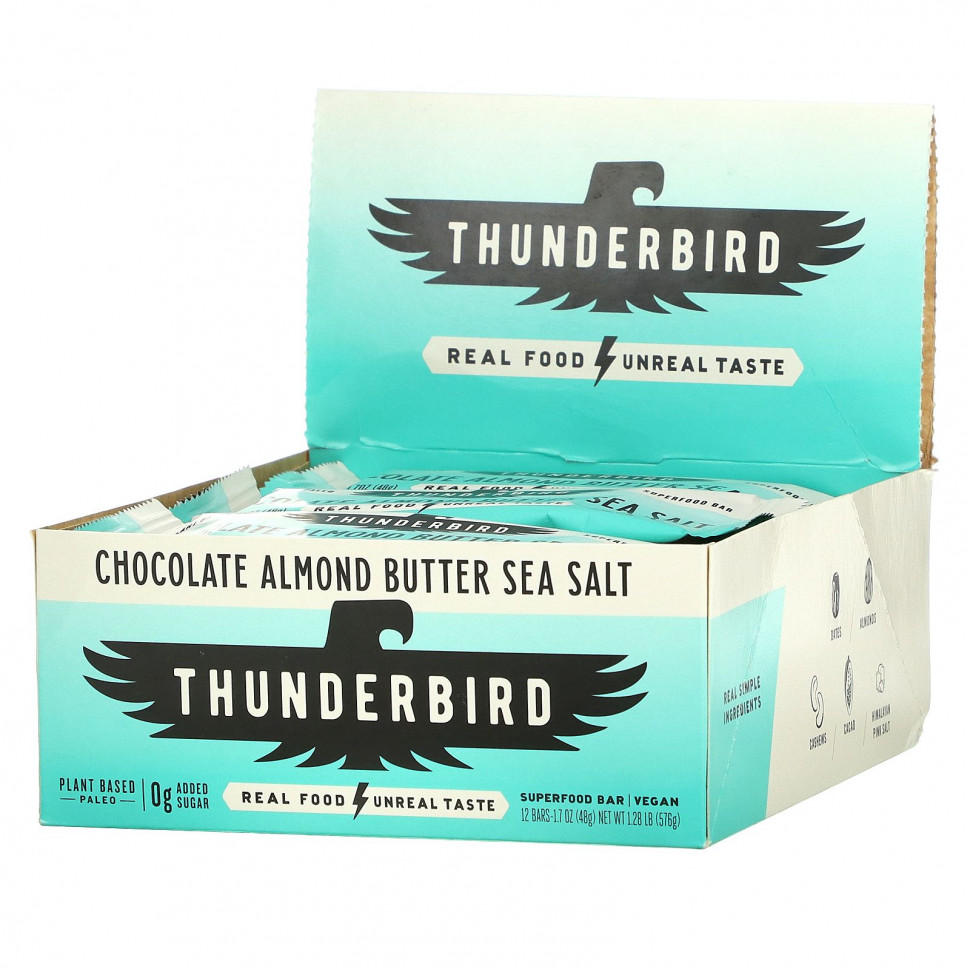   (Iherb) Thunderbird, Superfood Bar,       , 12   48  (1,7 )    -     , -, 