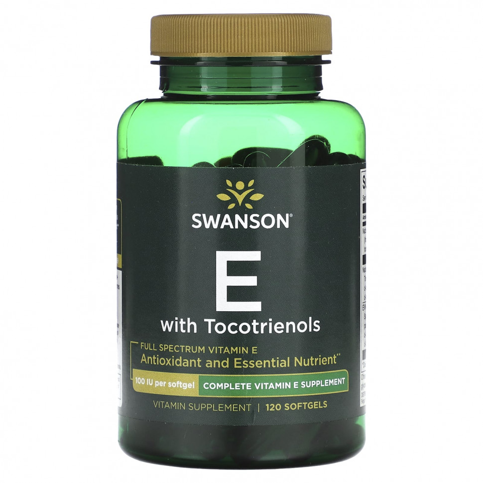 ���� ������ (Iherb) Swanson, ������� E ������� ������� � ��������������, 100 ��, 120 ������ ��������, ������ �� 10080 ���