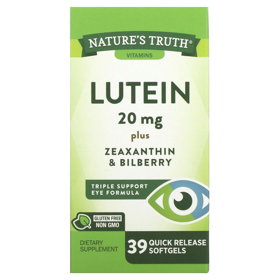   (Iherb) Nature's Truth,     , 20 , 39       -     , -, 