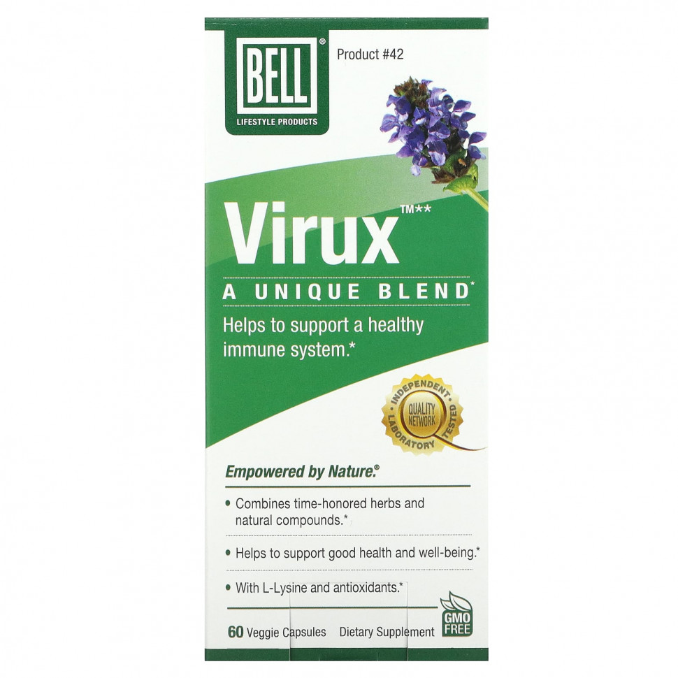���� ������ (Iherb) Bell Lifestyle, Virux, ���������� �����, 60 ������������ ������, ������ �� 4990 ���