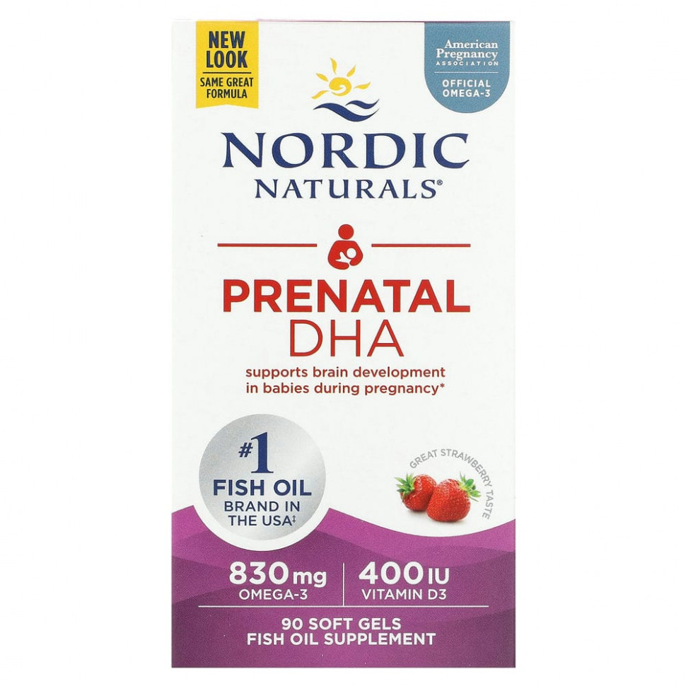 ���� ������ (Iherb) Nordic Naturals, ���������������� ������� ��� ����������, ��������, 500 ��, 90 ������, ������ �� 5030 ���
