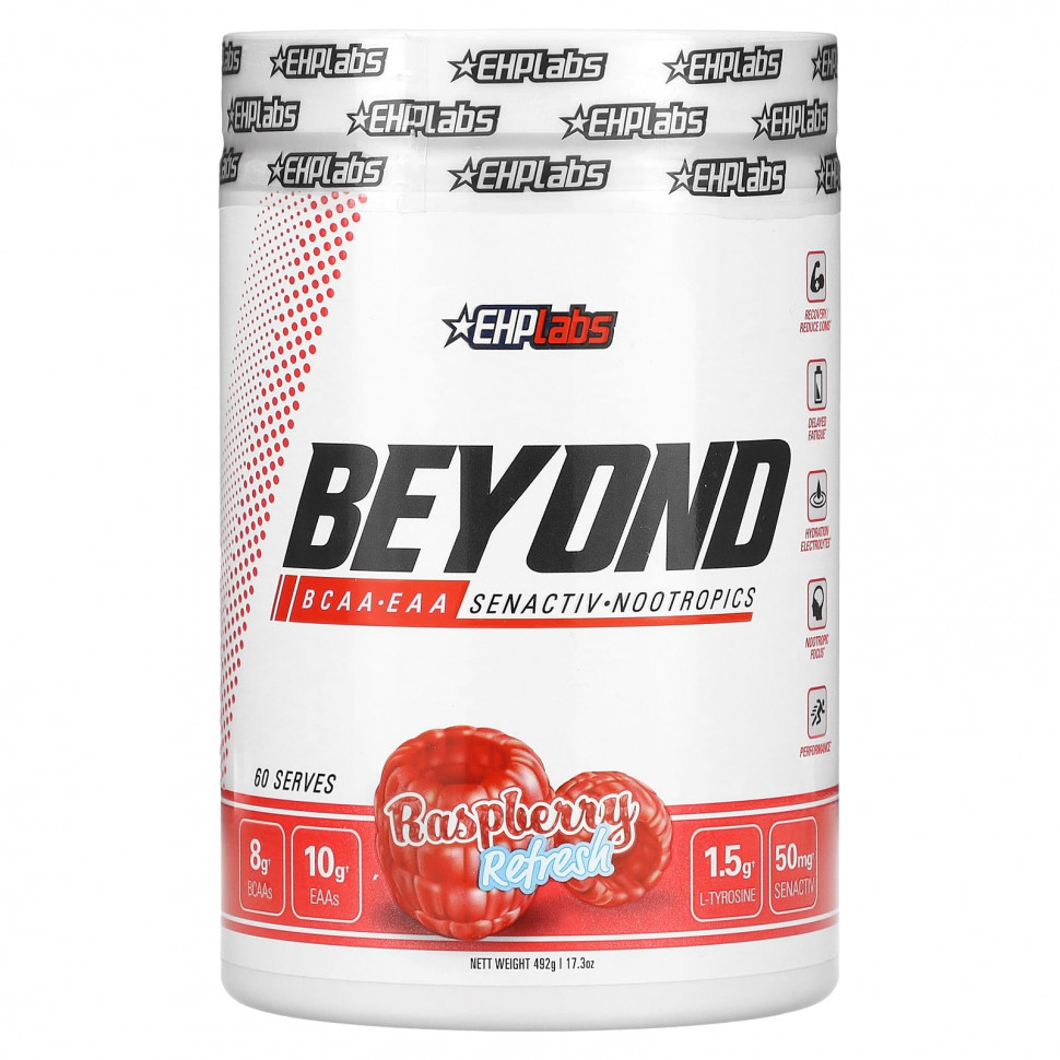 ���� ������ (Iherb) EHPlabs, Beyond BCAA + EAA, ��������� ���������, 492 � (17,3 �����), ������ �� 8010 ���