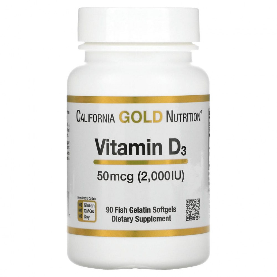   (Iherb) California Gold Nutrition,  D3, 50  (2000 ), 90 -     -     , -, 