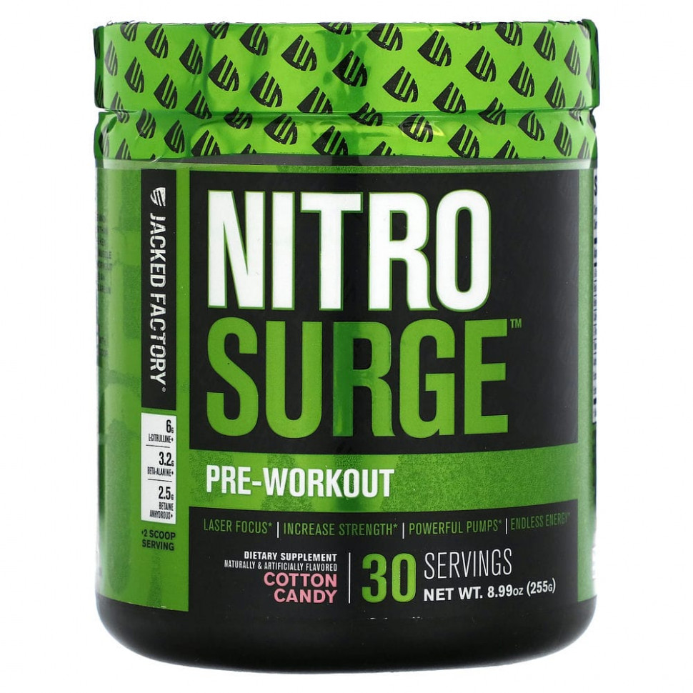   (Iherb) Jacked Factory, Nitro Surge,  ,  , 255  (8,99 )    -     , -, 