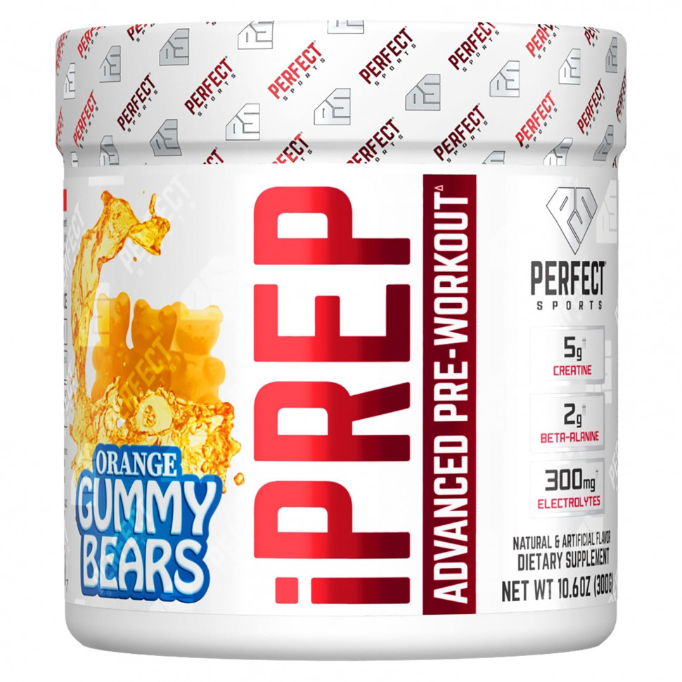 ���� ������ (Iherb) Perfect Sports, iPrep, Advanced Pre-Workout, ������������ ����������, 300 � (10,6 �����), ������ �� 3170 ���