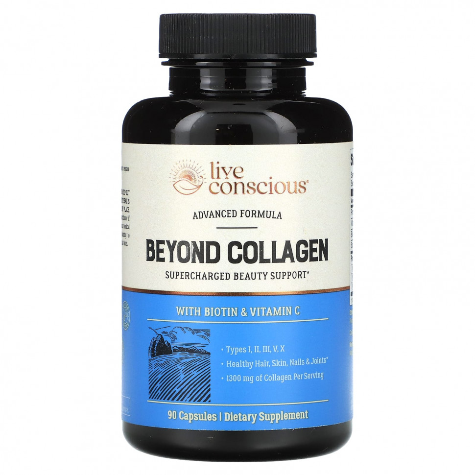   (Iherb) Live Conscious, Beyond Collagen     C, 1300 , 90     -     , -, 