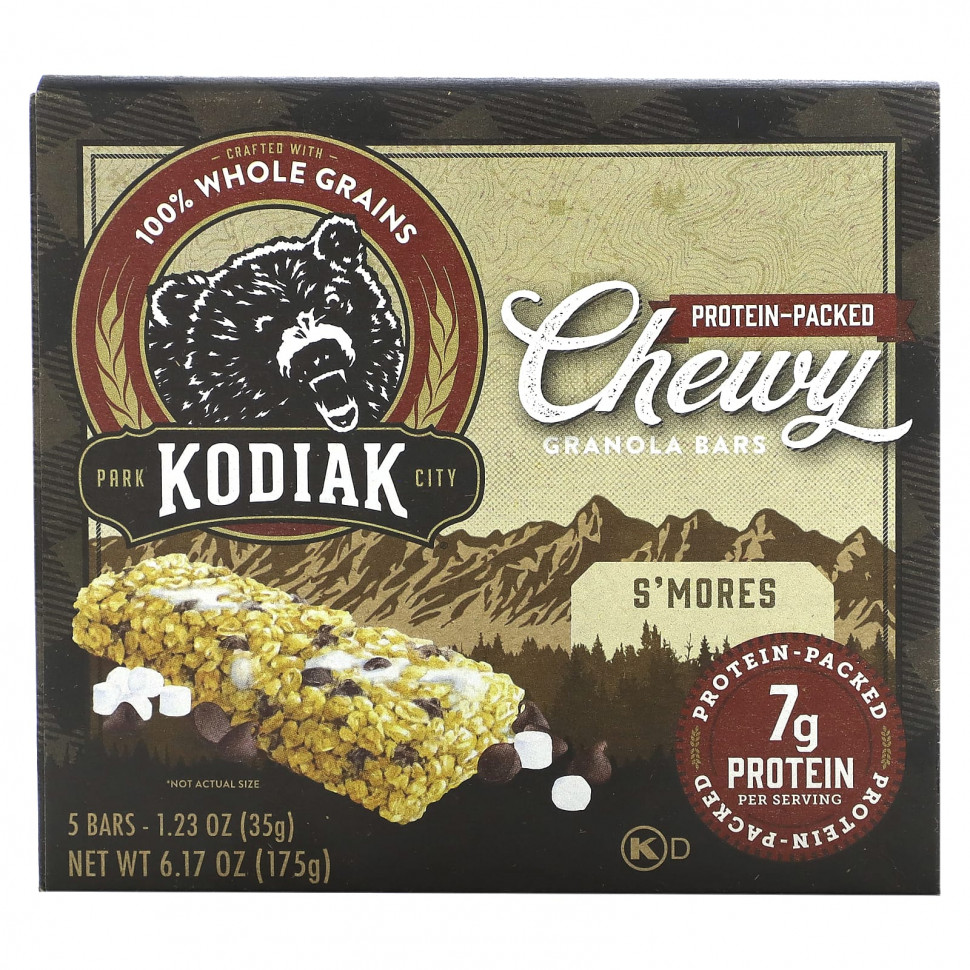   (Iherb) Kodiak Cakes,    , S'mores, 5 , 35  (1,23 )     -     , -, 